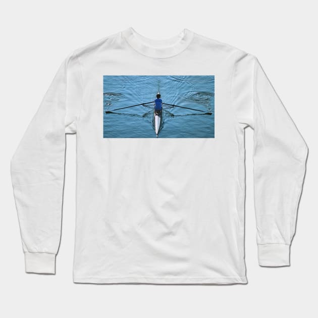 Sculling Long Sleeve T-Shirt by PhotoT